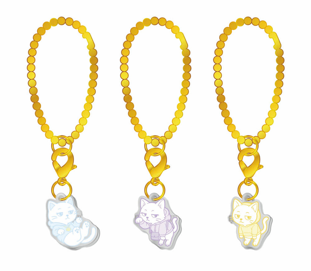 クリア三つ子アクリルキーホルダー