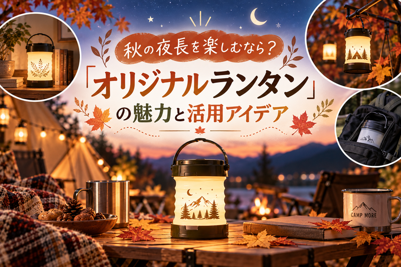 秋の夜長を楽しむなら？「オリジナルランタン」の魅力と活用アイデア