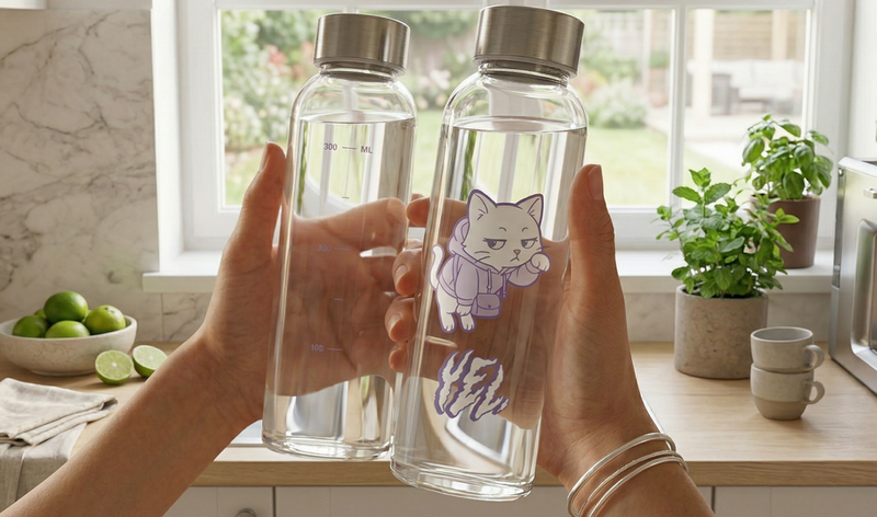上品で涼しげな質感が魅力のフロストボトル