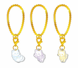 クリア三つ子アクリルキーホルダー