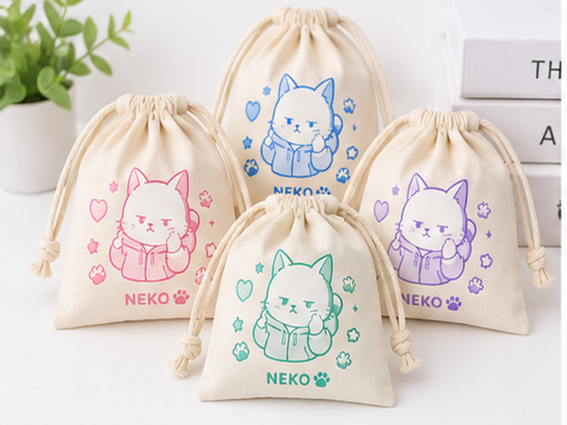 コットン巾着製造過程