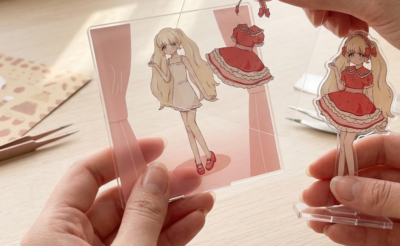 自由に組み替えて楽しめる体験型アクリルスタンド