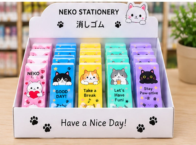 毎日の勉強や仕事で活躍するオリジナル消しゴム