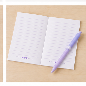 毎日のひとことを気軽に書き留められるメモ帳