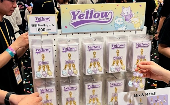 連結アクリルチャームキーホルダー製作過程