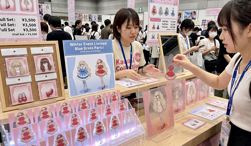 自由に組み替えて楽しめる体験型アクリルスタンド