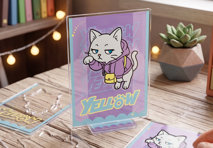 カード型アクリルスタンド製作過程