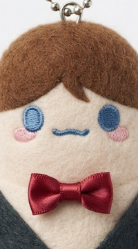 ワイヤー入り人型ぬいぐるみキーホルダー