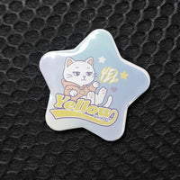 星形56㎜缶バッジ