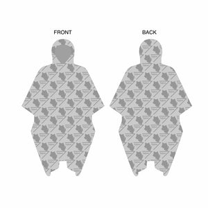 カプセルレインポンチョ