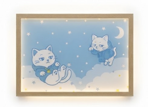 LED照明付きウォールアート
