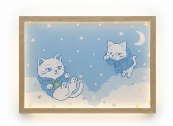 LED照明付きウォールアート