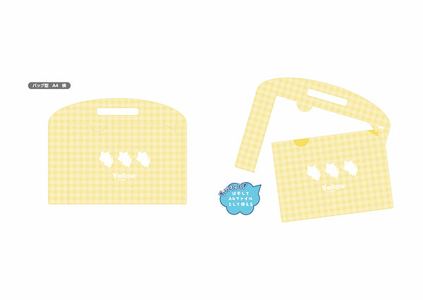 クリアファイル(バック型A4横)