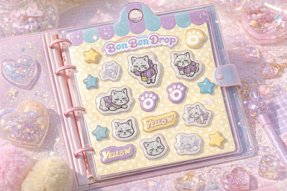 ぷっくりシール