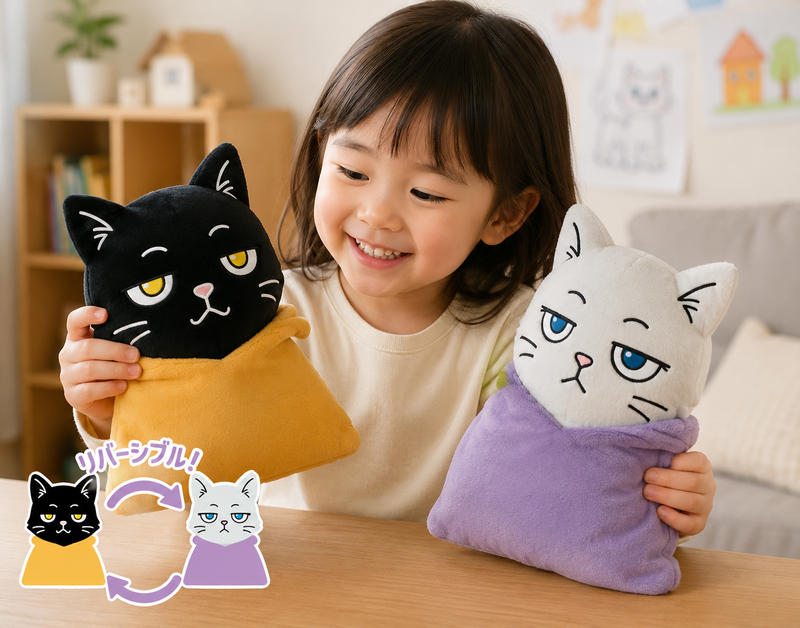 リバーシブルぬいぐるみ製作過程