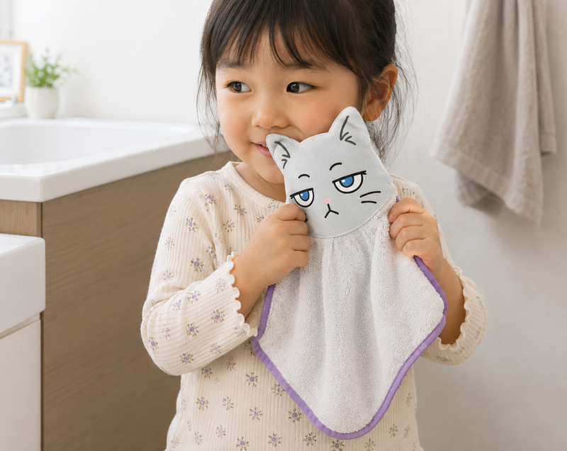 キャラクターポケットタオル製作過程