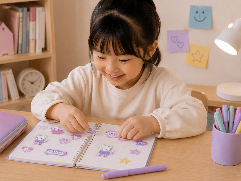 ぷっくりシール(液体入り)製作過程