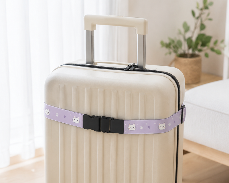 荷物をしっかり守る安心ベルト
