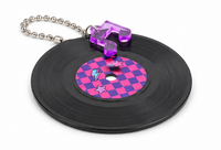 レコード風キーホルダー