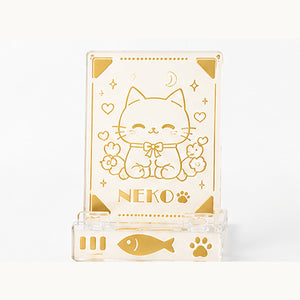 箔押しスマホスタンド