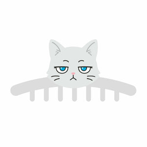 ぬいぐるみ顔つきヘアクリップ