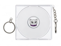 CDジャケット風キーホルダー