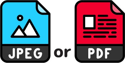 JPEG or PDF